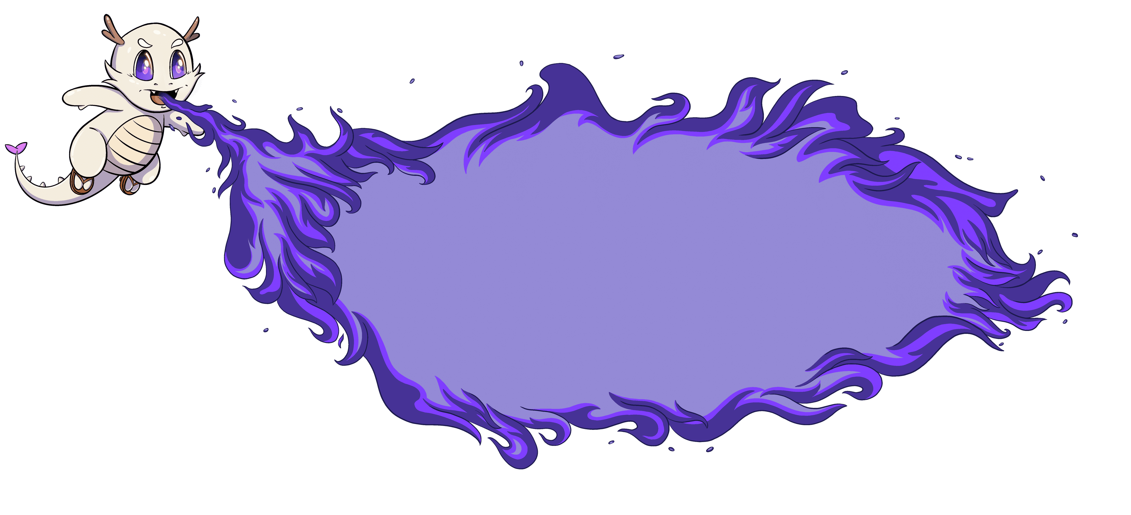 Dragon spitting fire